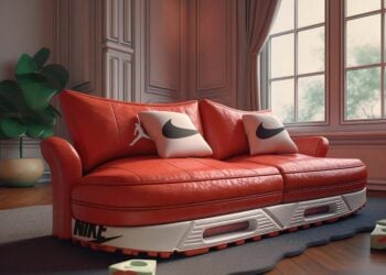 5 Sneaker-Inspired Sofas To Inspire Your Home Decor