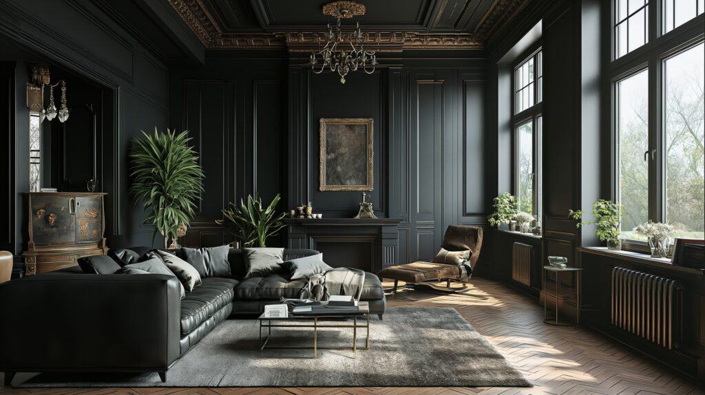 Black Makes Every Home Look Good