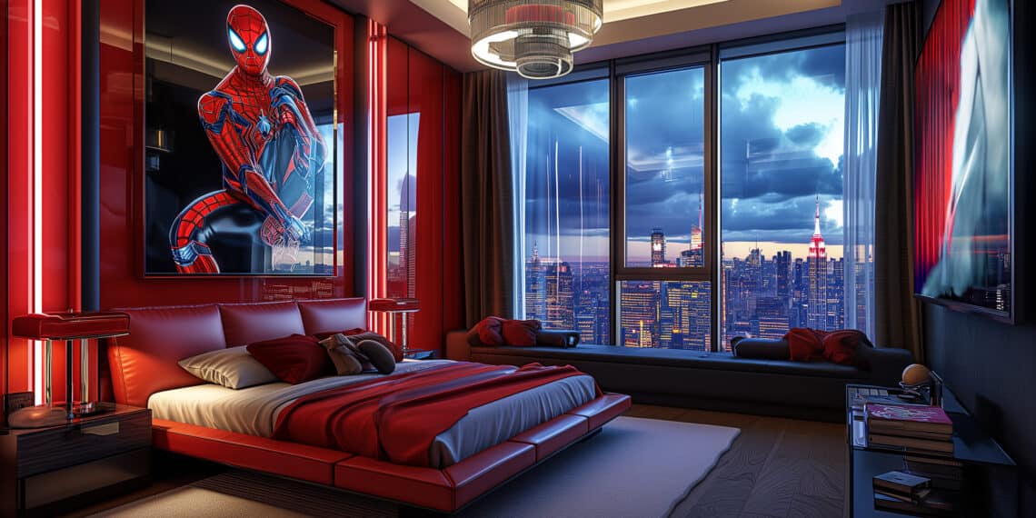 Create An Amazing Spider-Man-Themed Bedroom Fit For Adults