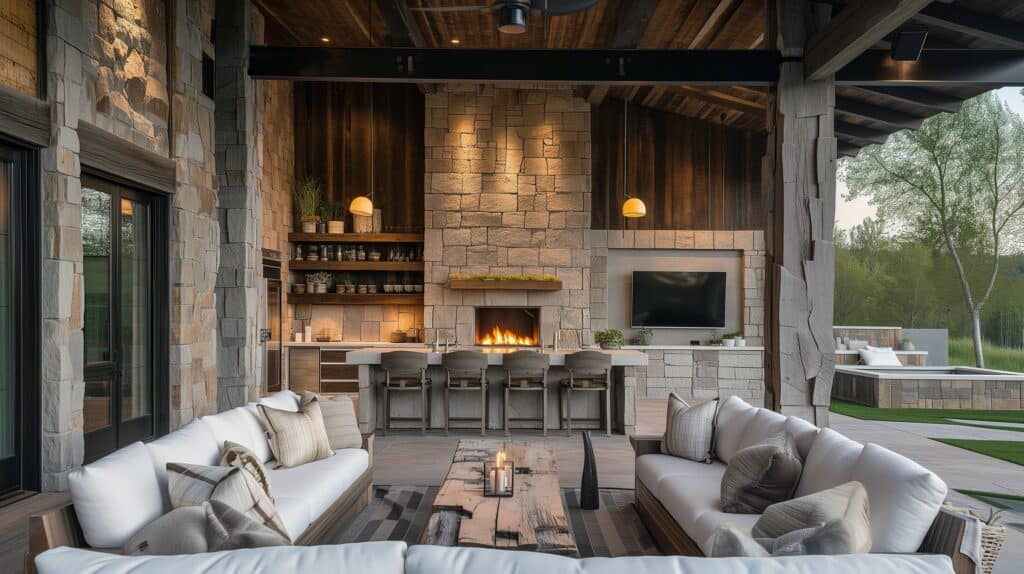 Rustic Modern Home Decor Outdoor Space