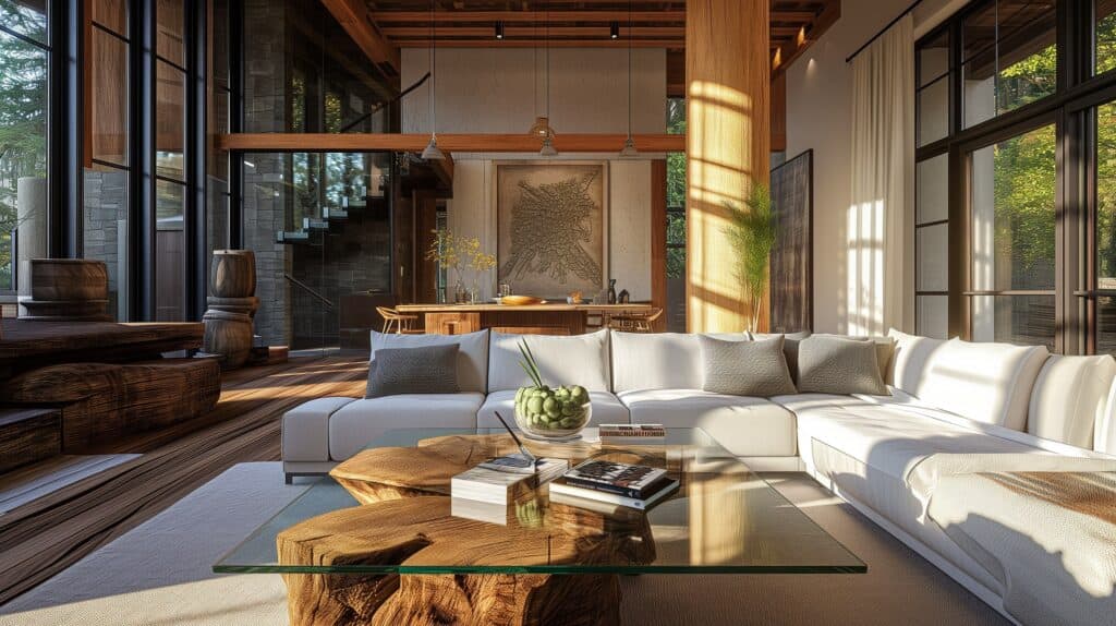 Rustic Modern Home Decor Living Room