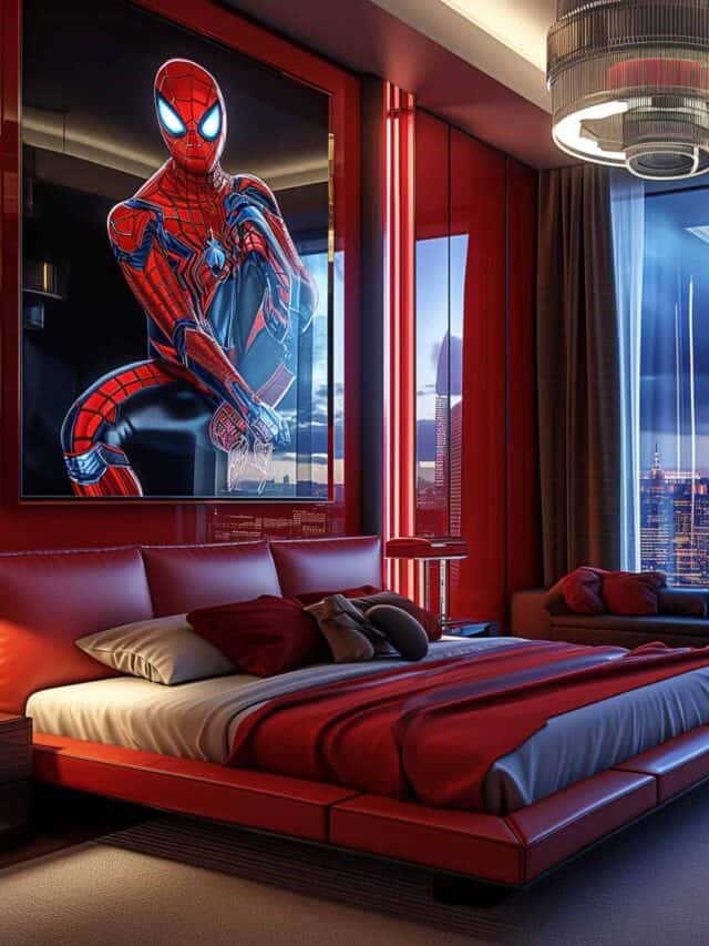 Create An Amazing Spider-Man-Themed Bedroom Fit For Adults