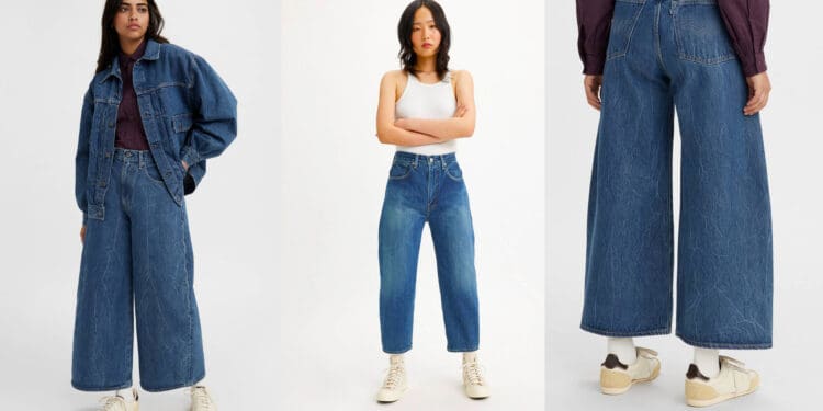 Barrel-Leg Jeans Trend
