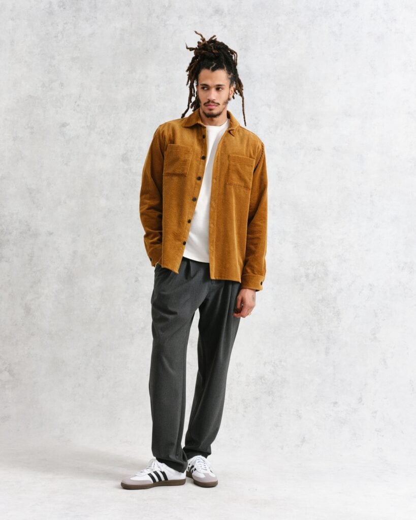 Wax London Whiting Jumbo Corduroy Overshirt