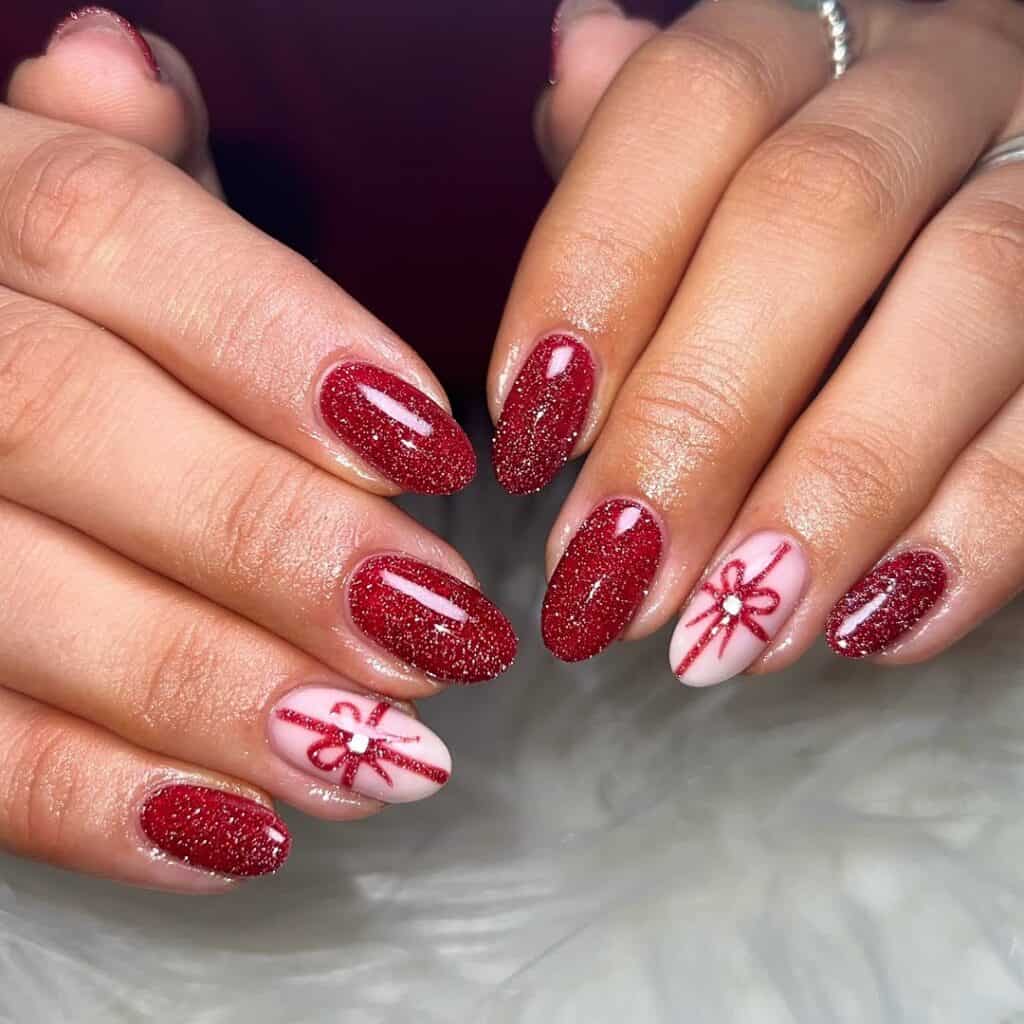 Red Christmas Nails