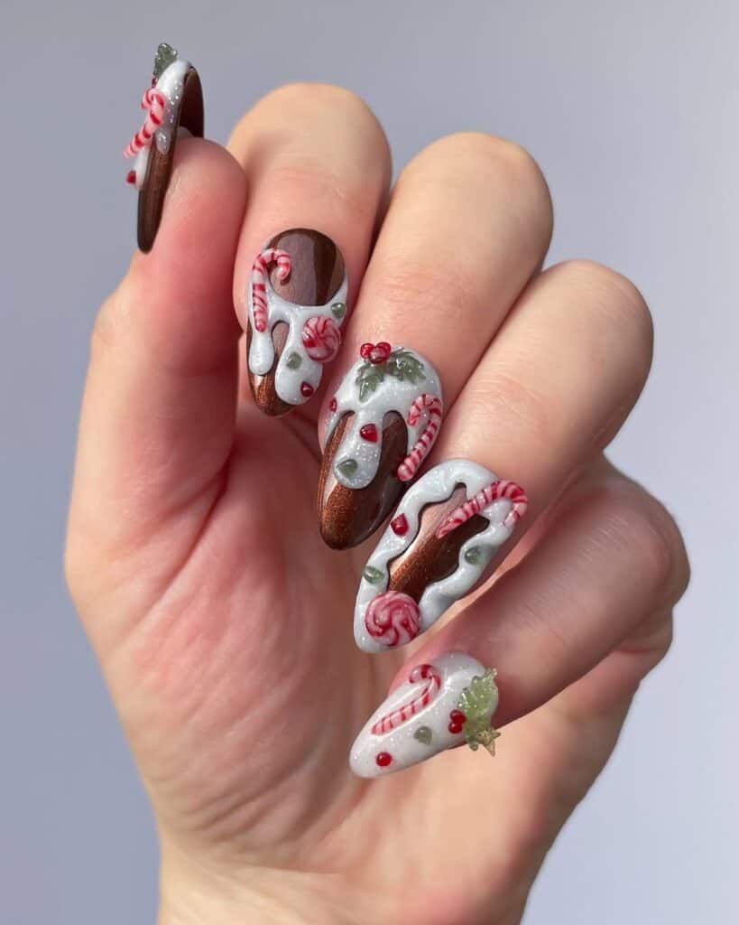 Best Christmas Holiday Nail Art Ideas