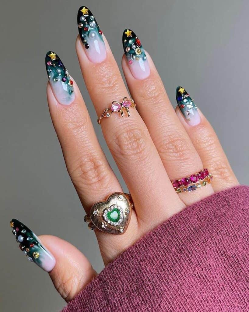 Christmas Tree Nails