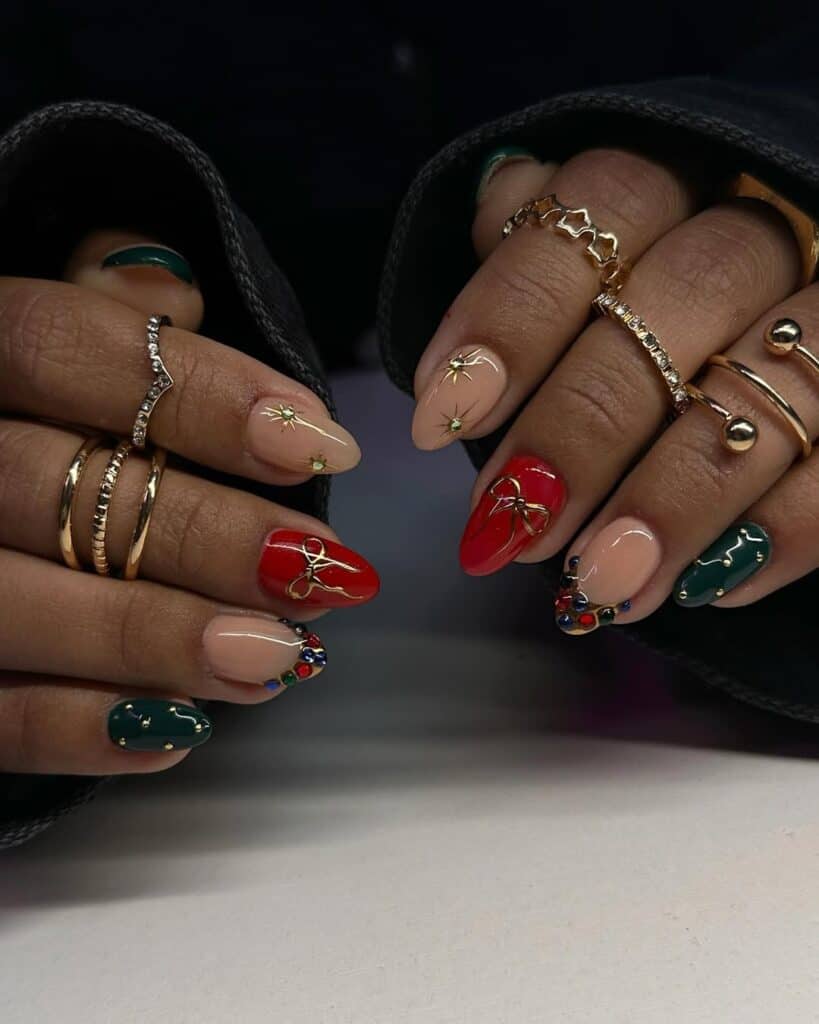 Best Christmas Holiday Nail Art Ideas