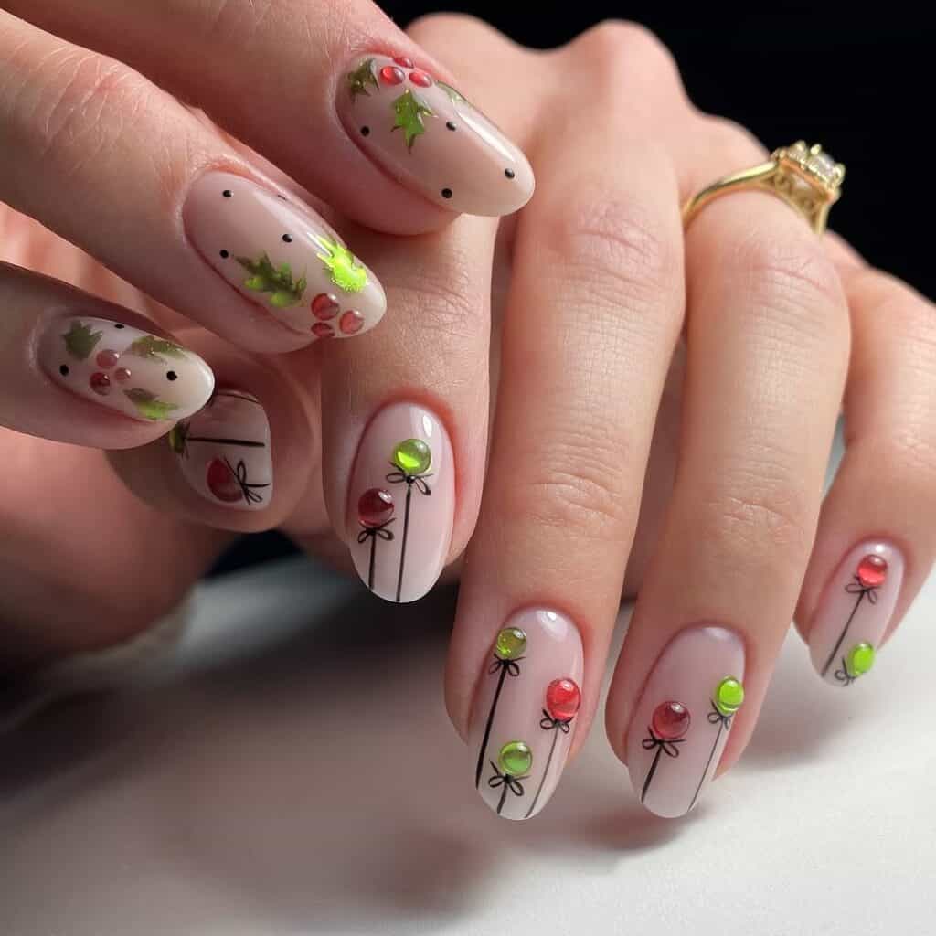 Ornament Manicure Design