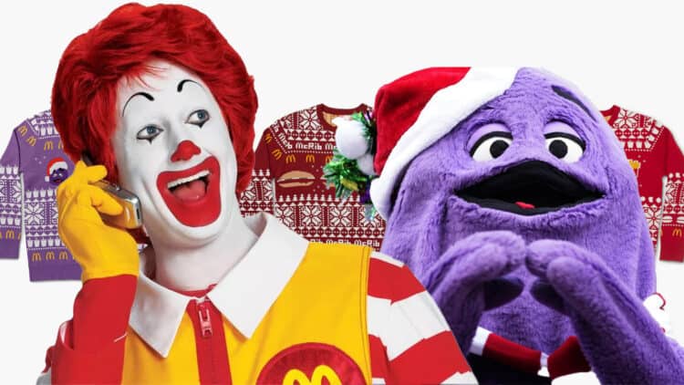 McDonald's Ugly Christmas Sweaters