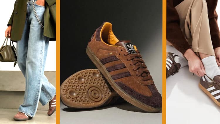 Brown Suede Adidas Sambas