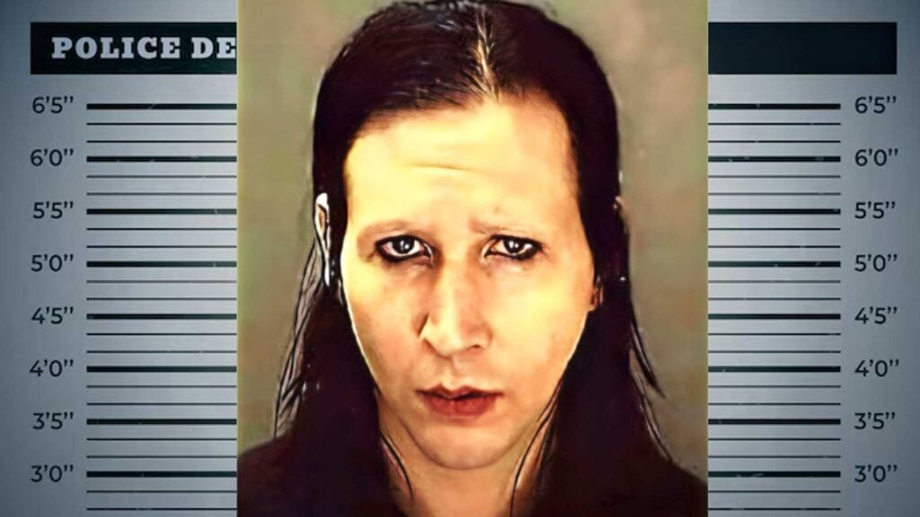 Marilyn Manson mugshot