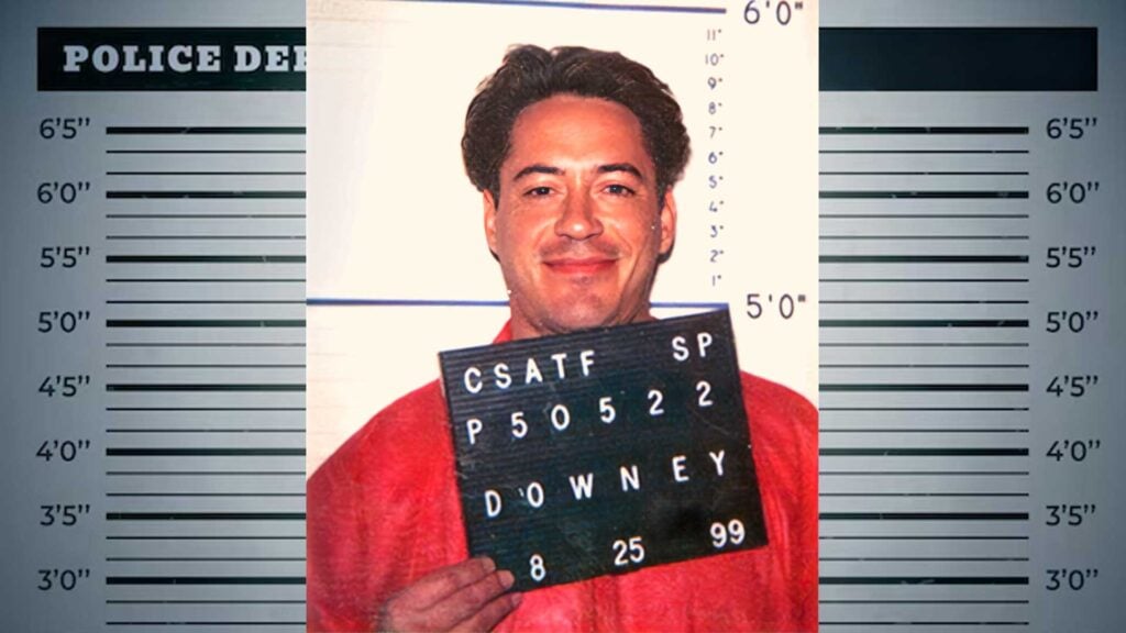 Robert Downey Jr. mugshot