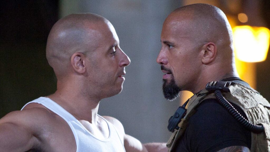 Dwayne Johnson Vin Diesel Fast and the Furious