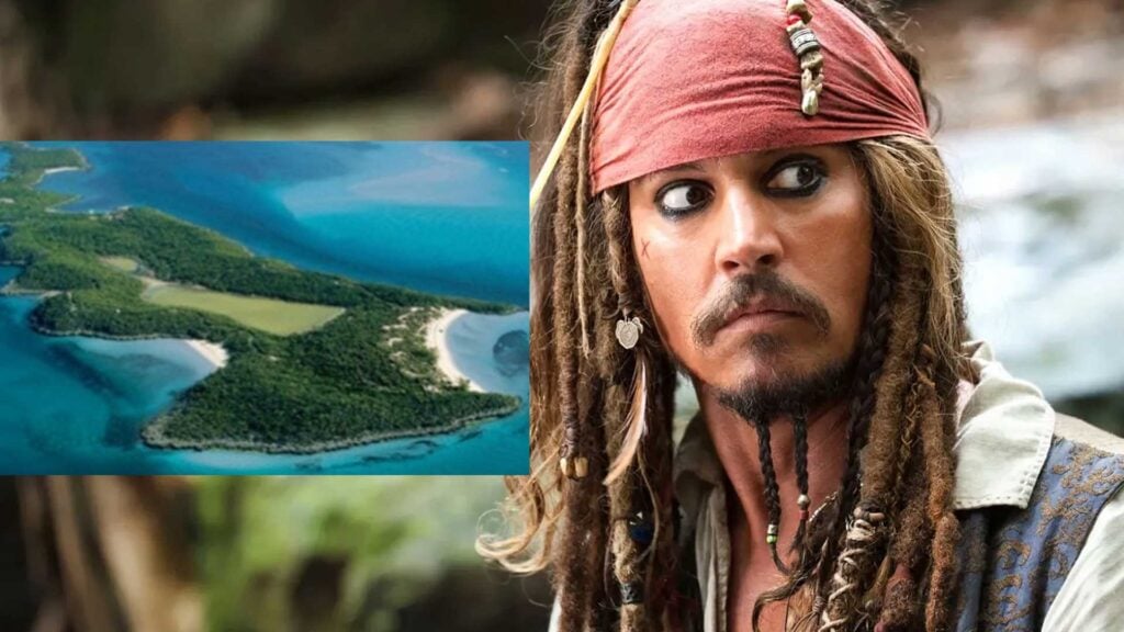 Johnny Depp Little Halls Pond Cay Bahamas
