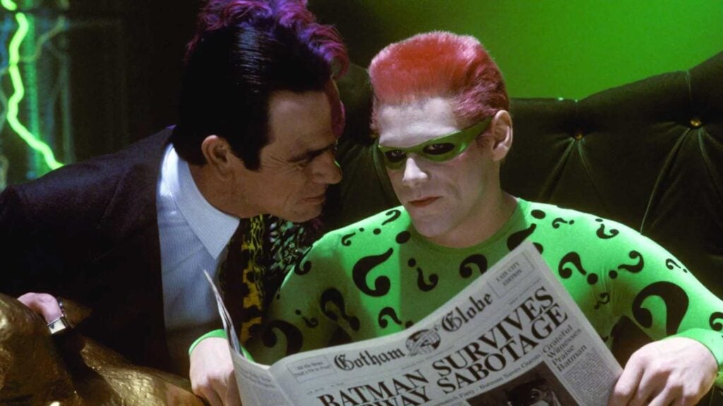 Tommy Lee Jones Jim Carrey Batman Forever