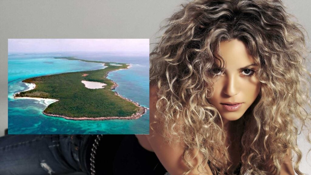 shakira private island