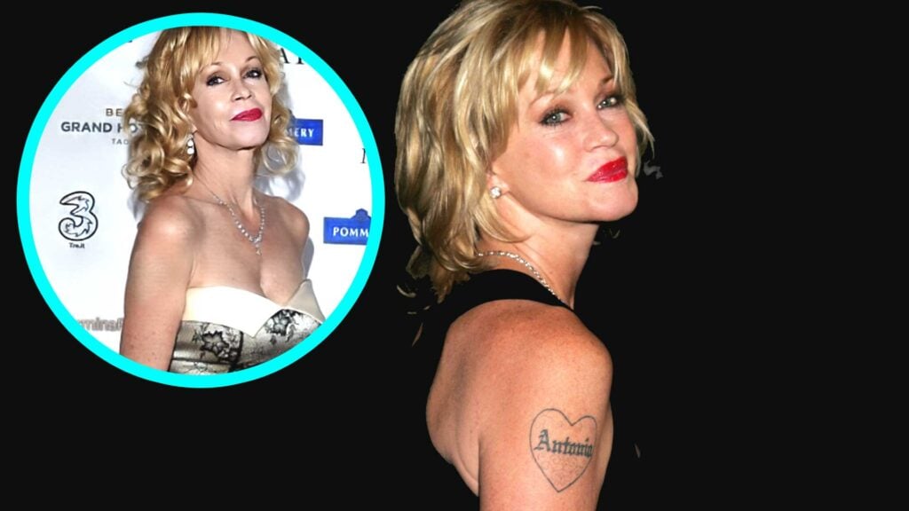 Melanie Griffith tattoos