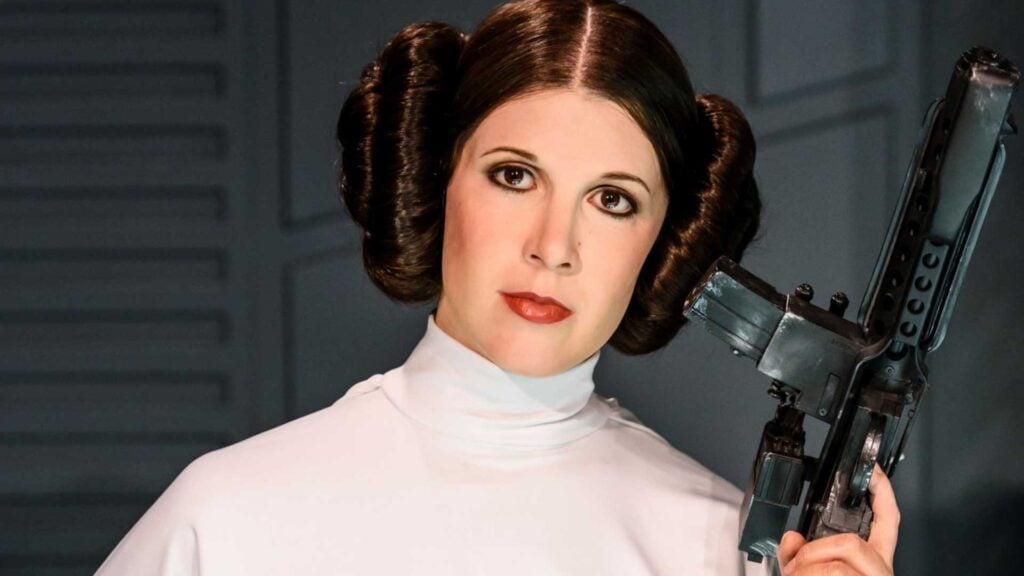 Carrie Fisher as Princess Leia