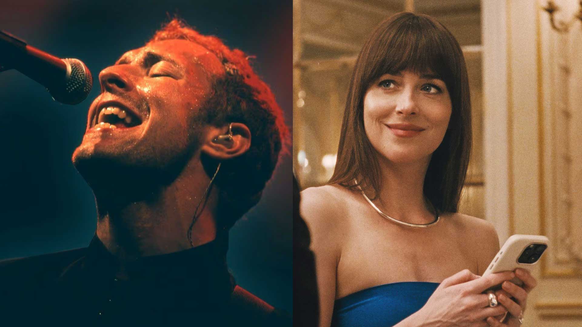 Dakota Johnson and Chris Martin