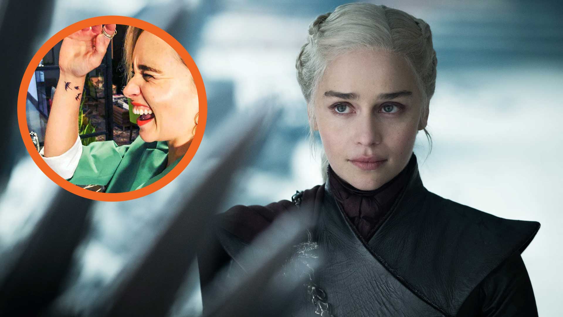 Emilia Clarke tattoos game of thrones