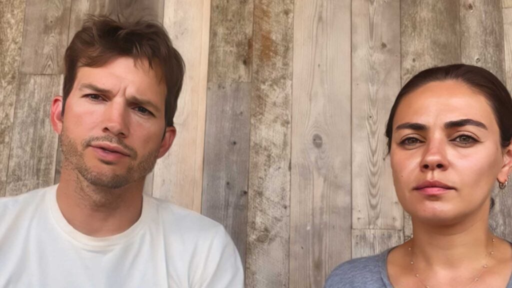 Mila Kunis and Ashton Kutcher 