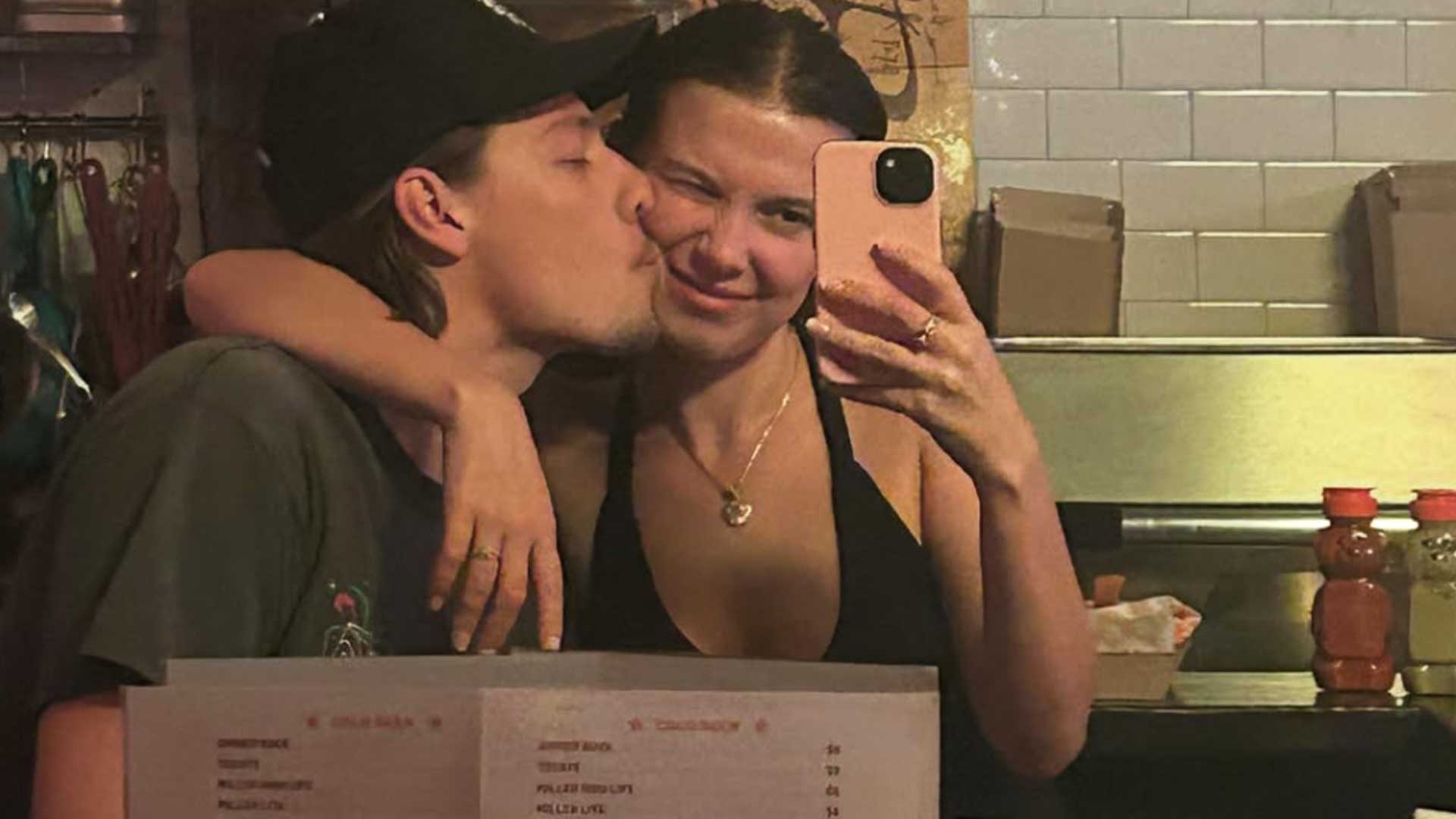 Millie Bobby Brown and Jake Bongiovi