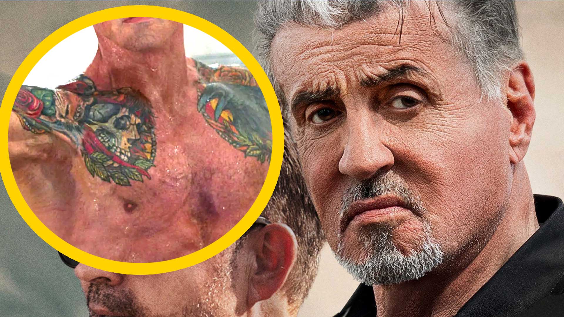 Sylvester Stallone Tattoos