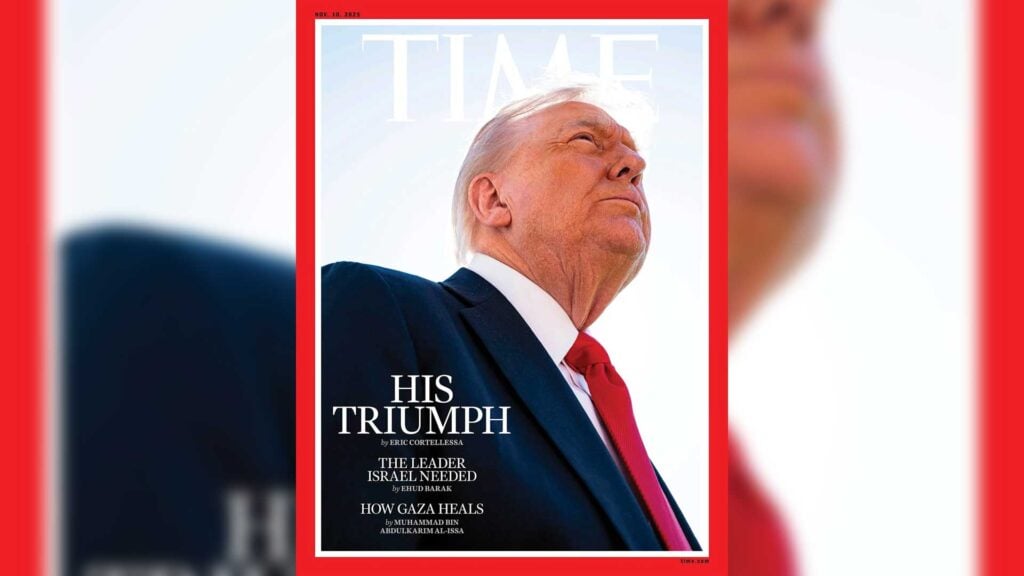 Time Magazine Cover President Donald Trump November 10, 2025