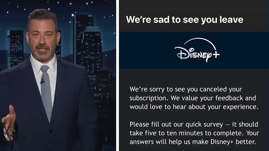 jimmy kimmel disney subscription