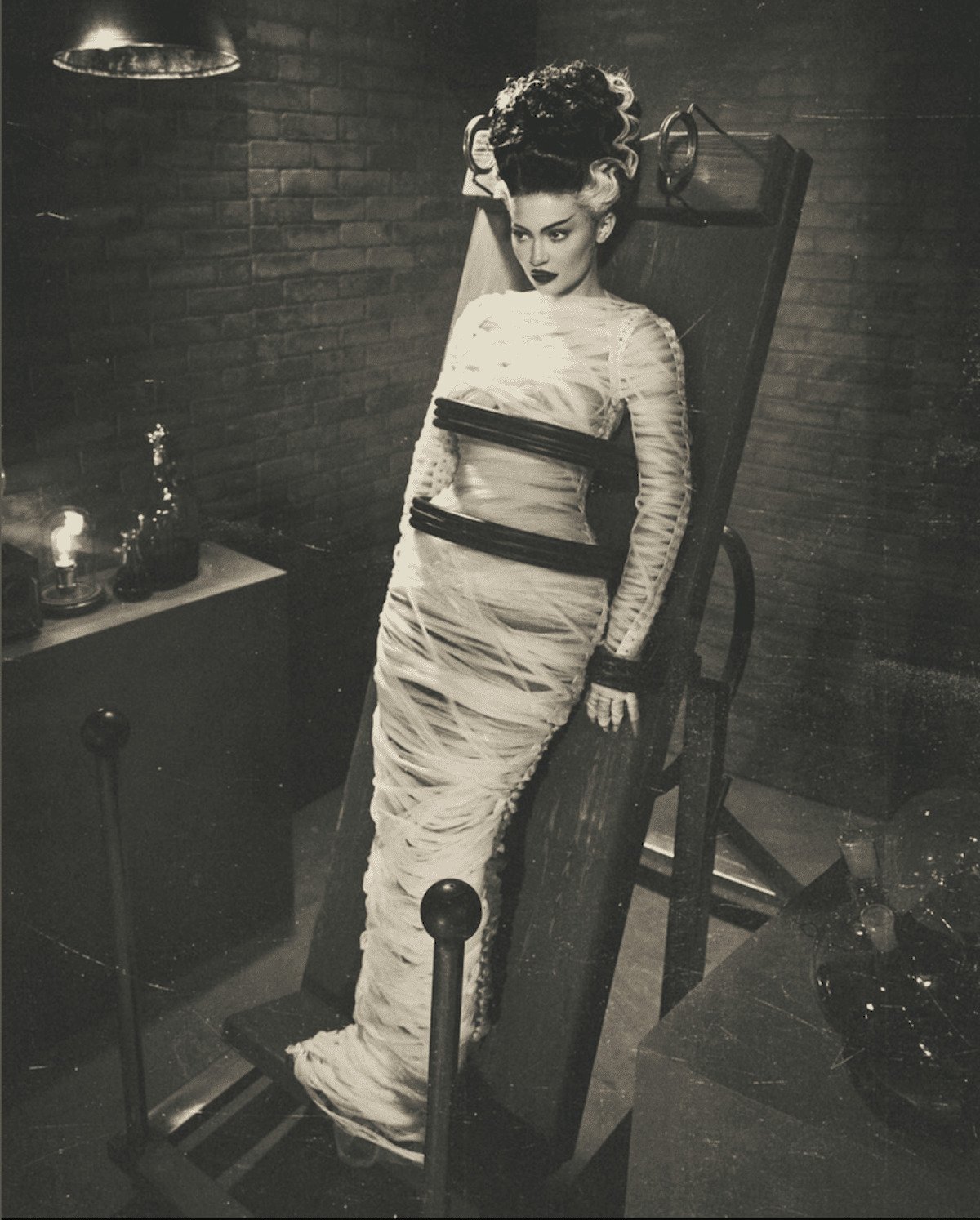 Kylie Jenner Bride of Frankenstein