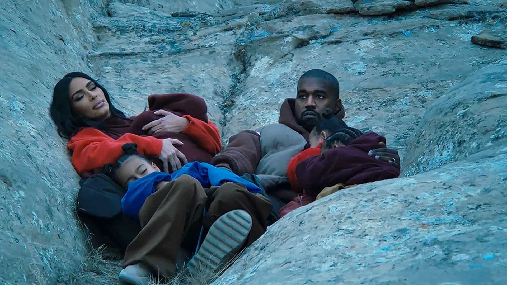 Kanye West and Kim Kardashian