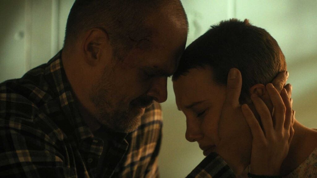 david harbour millie bobby brown stranger things