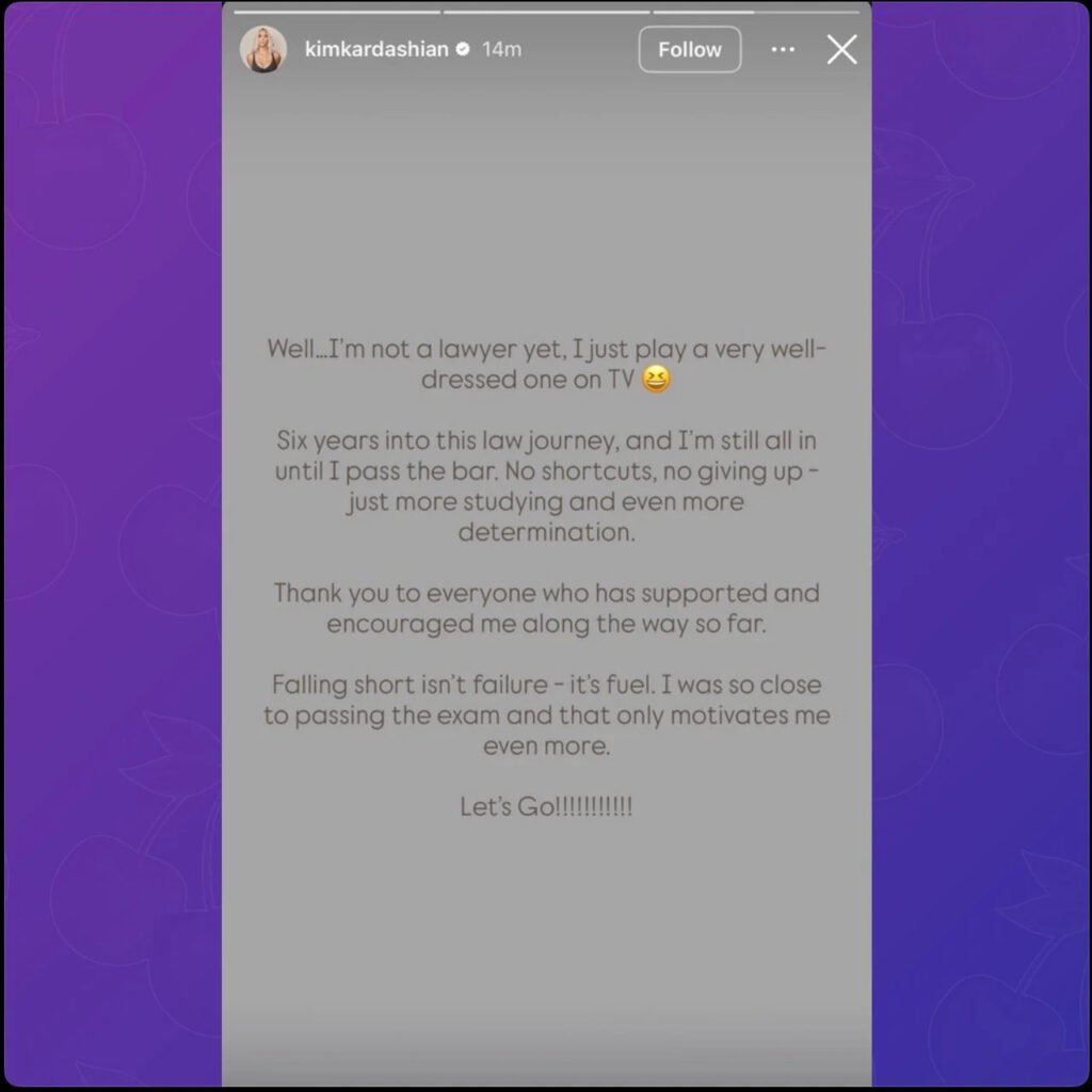 kim-k-bar-exam fails bar