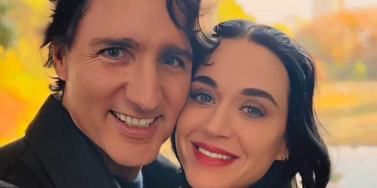 Katy Perry and Justin Trudeau