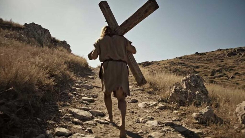jesus carry the cross movie