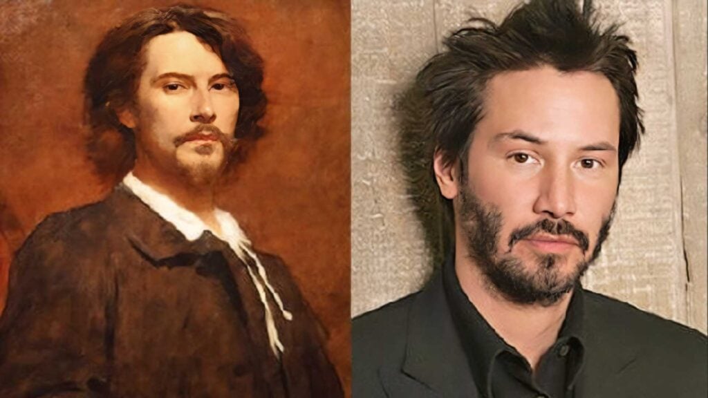 Keanu Reeves and Paul Mounet