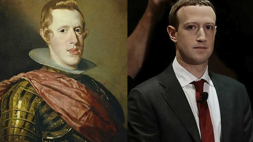 Mark Zuckerberg and Philip IV of Spain