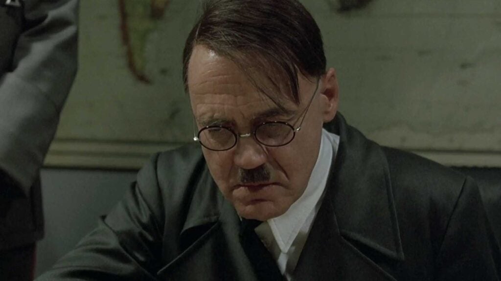 Bruno Ganz as Adolf Hitler Downfall