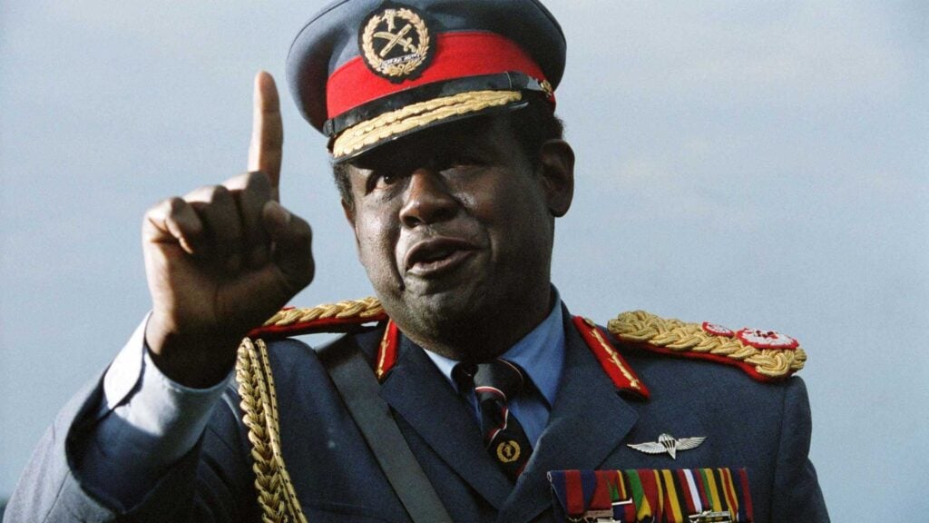 Forest Whitaker as Idi Amin The Last King of Scotland