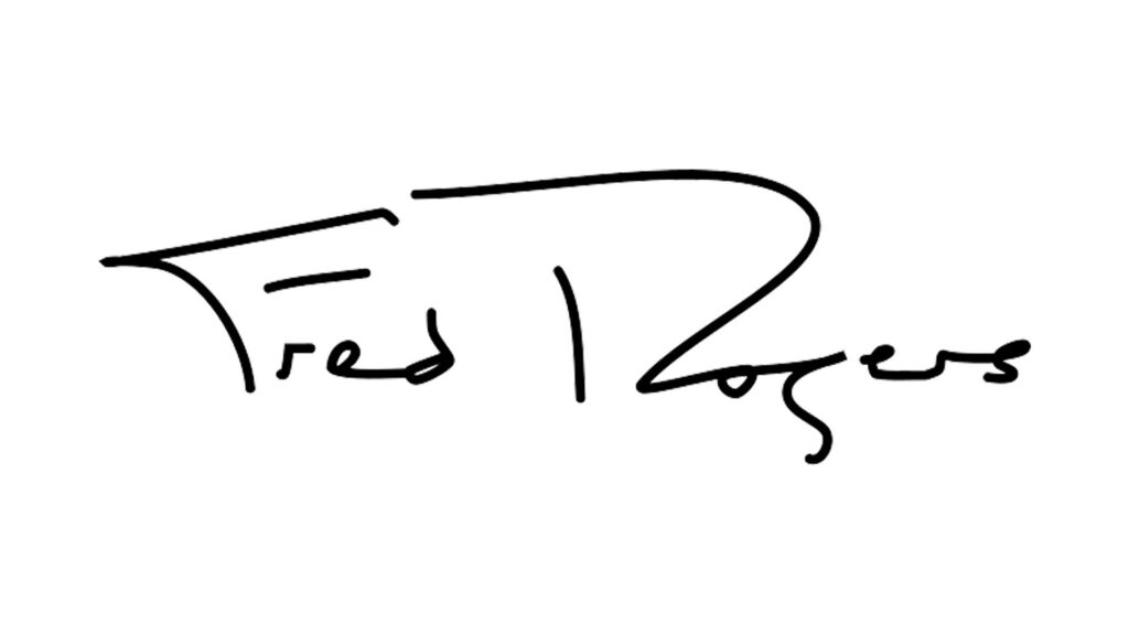 Fred Rogers Signature