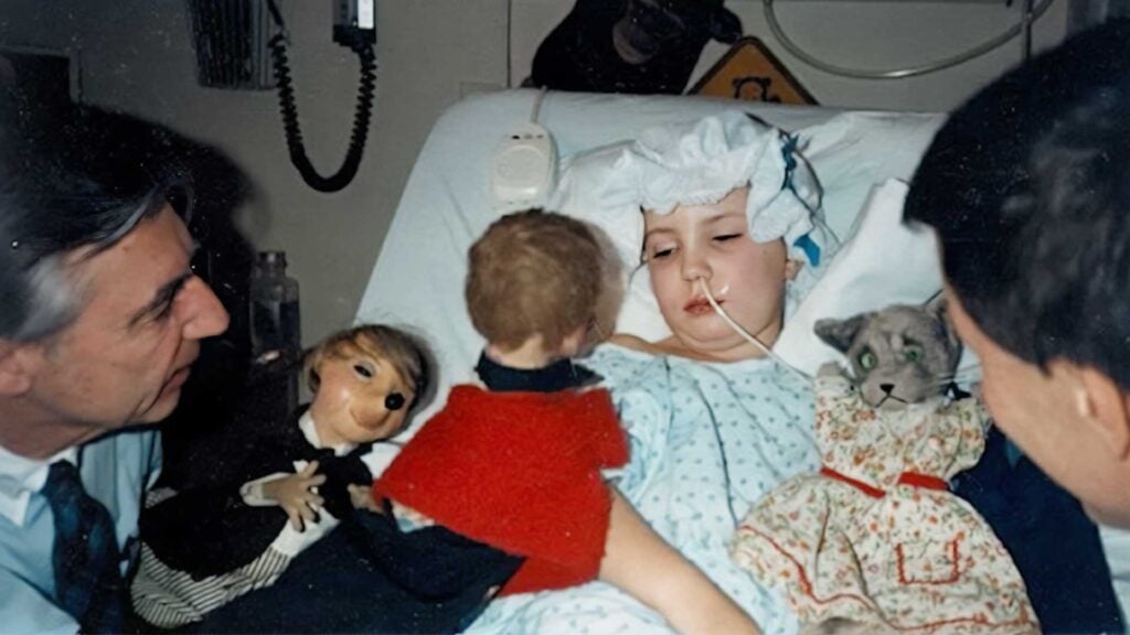 Mr Rogers Puppet Show In A Hospital Room