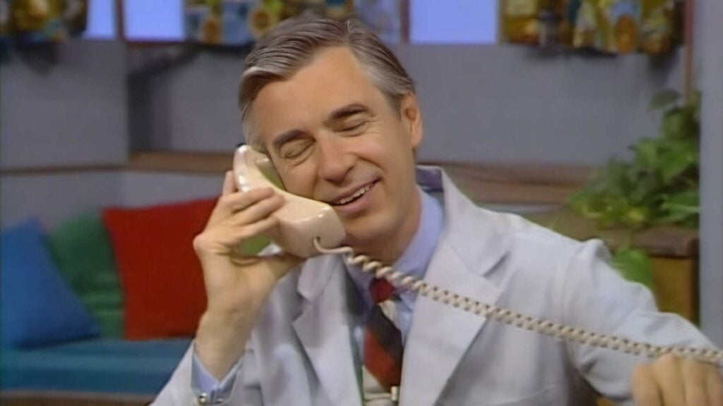 mr rogers phone call