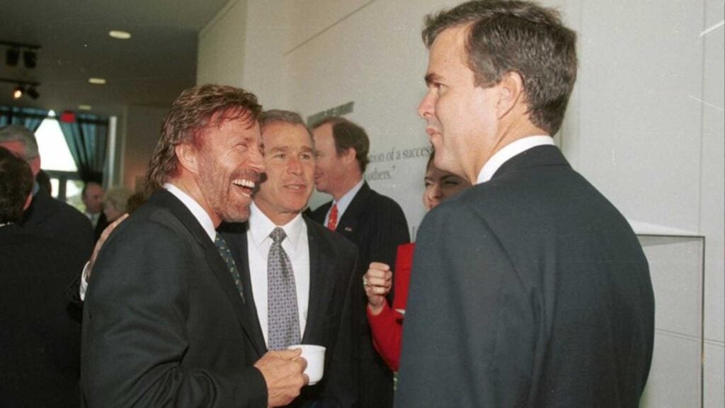 George W. Bush and Chuck Norris