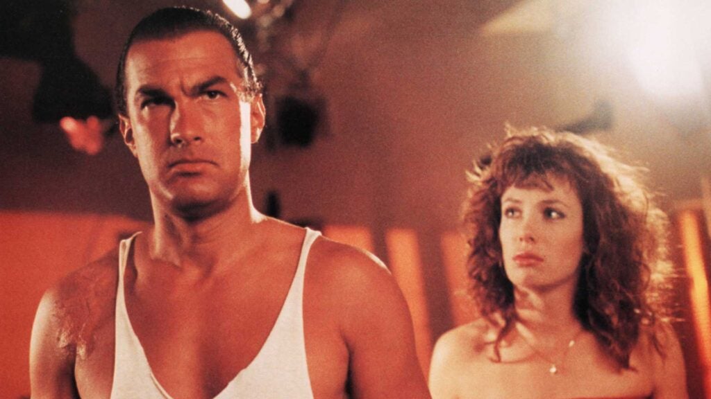 Kelly LeBrock and Steven Seagal hard to kill